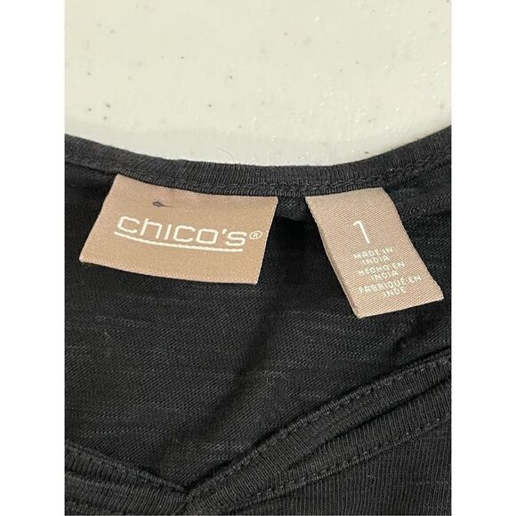 Chicos women’s bundle lot button down and blouse size Chicos 1 or medium 8/10 - Picture 13 of 13